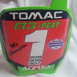 Acerbis Eli Tomac ET3-PEAT 450 MX Champ Mini Plate